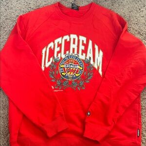 Icecream Bold Red Crewneck Sweater